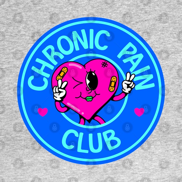 Chronic Pain Club - Chronic Illness Awareness by Football from the Left